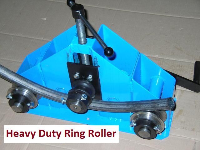 Tube Roller Bender | RING ROLLER - Flat Bar Tube Pipe Profile Box Bender - RR-MAX+