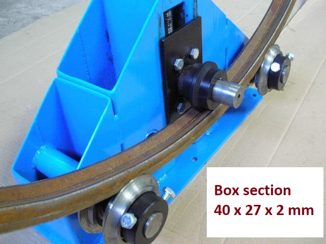 Tube Roller Bender | RING ROLLER - Flat Bar Tube Pipe Profile Box Bender - RR-MAX+