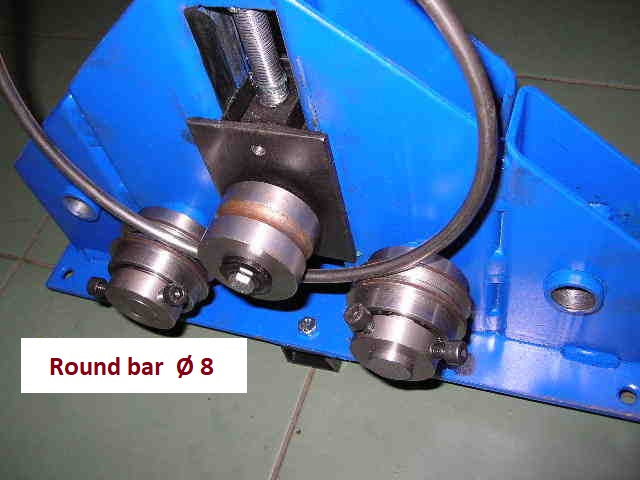 Tube Roller Bender | RING ROLLER - Flat Bar Tube Pipe Profile Box Bender - RR-MIN+