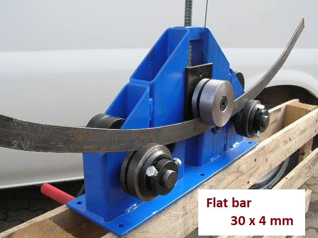 Tube Roller Bender | RING ROLLER - Flat Bar Tube Pipe Profile Box Bender - RR-MIN+